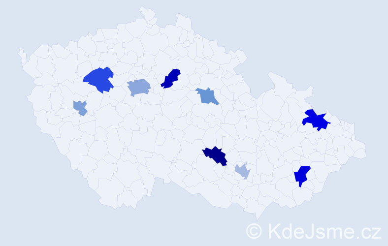 Jméno: 'Manon', počet výskytů 14 v celé ČR