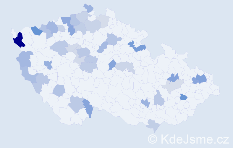 Jméno: 'Quang Huy', počet výskytů 83 v celé ČR