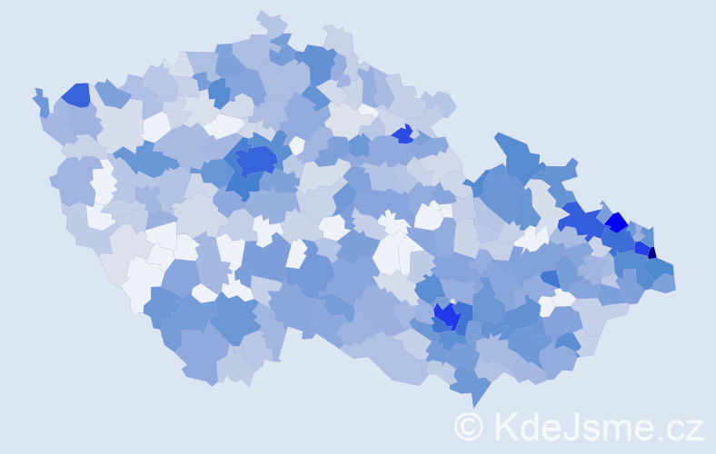 Jméno: 'Teodor', počet výskytů 1152 v celé ČR