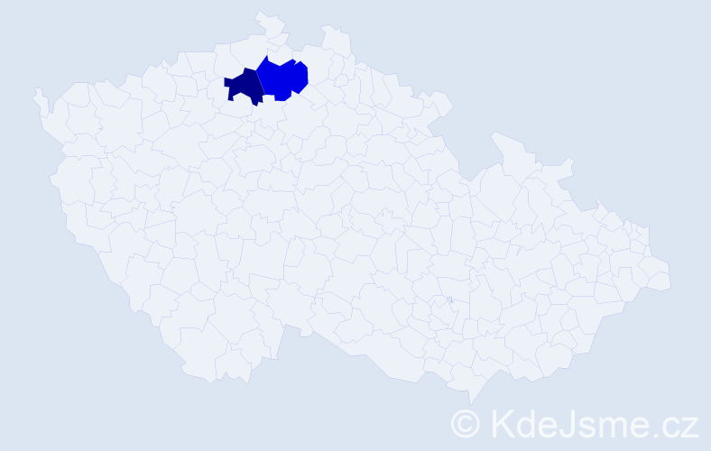 Jméno: 'Gankhuu', počet výskytů 2 v celé ČR