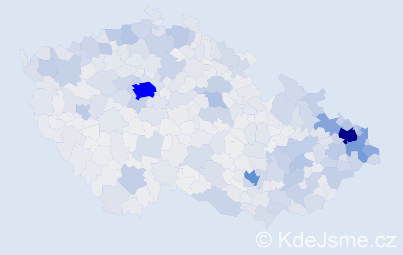 Jméno: 'René', počet výskytů 9342 v celé ČR