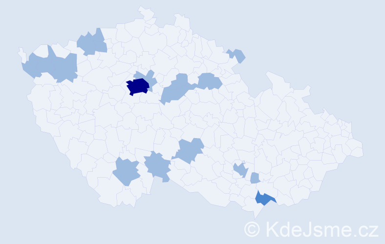 Jméno: 'Jana Anna', počet výskytů 22 v celé ČR