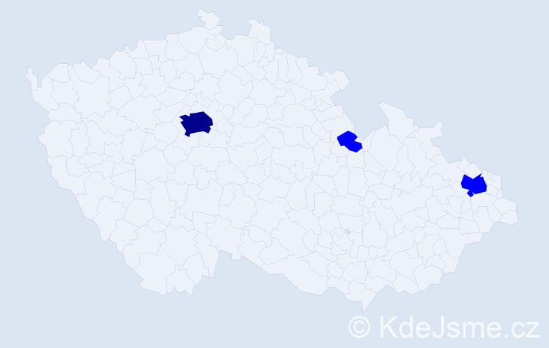 Jméno: 'Sebastian Alex', počet výskytů 4 v celé ČR