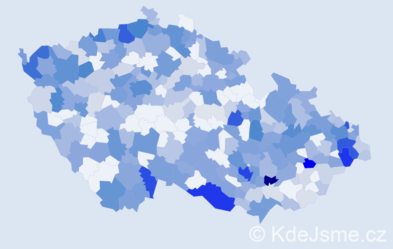 Jméno: 'Ida', počet výskytů 843 v celé ČR