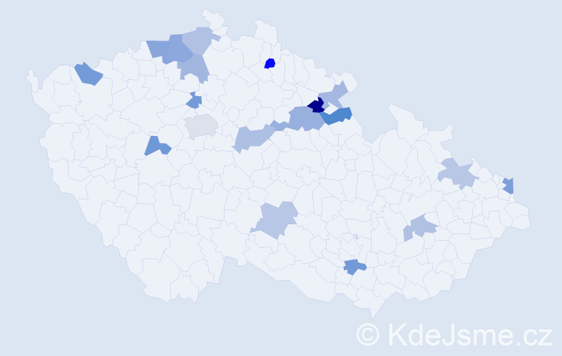 Jméno: 'Arana', počet výskytů 26 v celé ČR