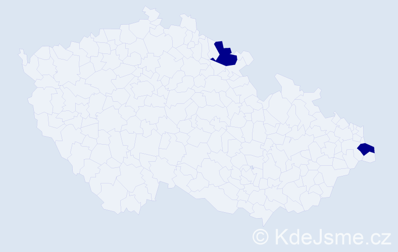 Jméno: 'Robert Janusz', počet výskytů 2 v celé ČR