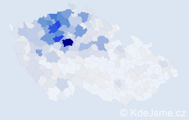 Jméno: 'Venuše', počet výskytů 1223 v celé ČR