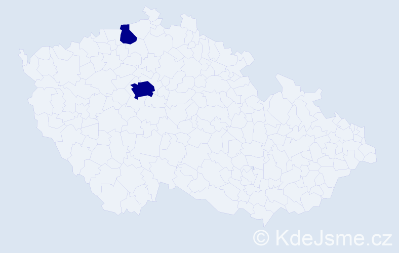 Jméno: 'Christopher Peter', počet výskytů 2 v celé ČR
