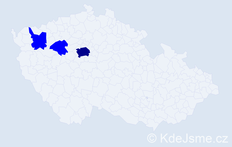 Jméno: 'Duc Nguyen', počet výskytů 4 v celé ČR