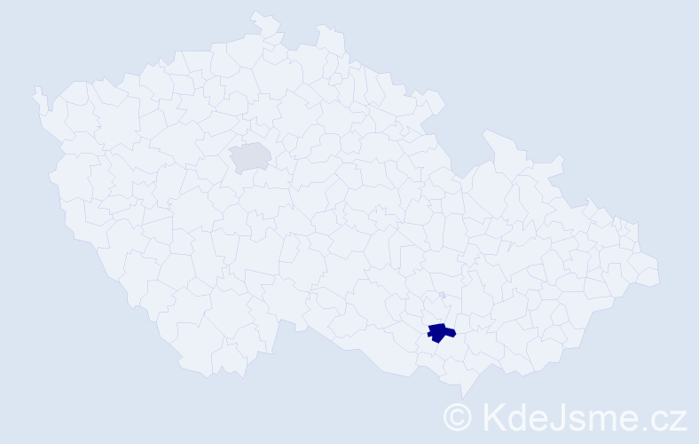 Jméno: 'Ghulam', počet výskytů 2 v celé ČR