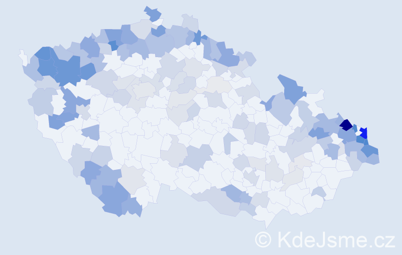 Jméno: 'Herta', počet výskytů 408 v celé ČR