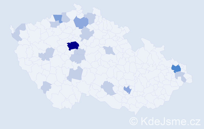 Jméno: 'Thi Ngoc Anh', počet výskytů 39 v celé ČR