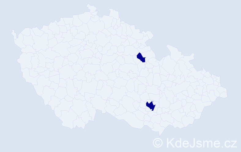 Jméno: 'Erik Henry', počet výskytů 2 v celé ČR
