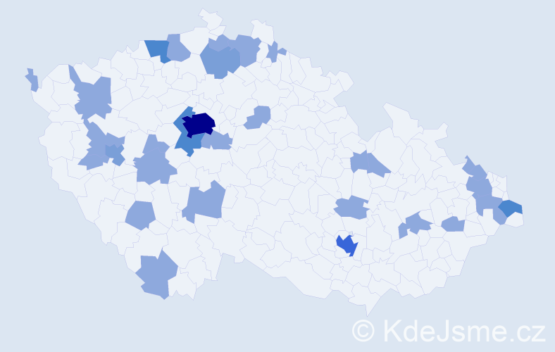 Jméno: 'Armin', počet výskytů 48 v celé ČR