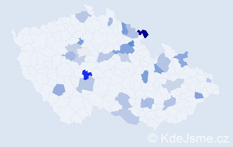Jméno: 'Natálie Anna', počet výskytů 35 v celé ČR