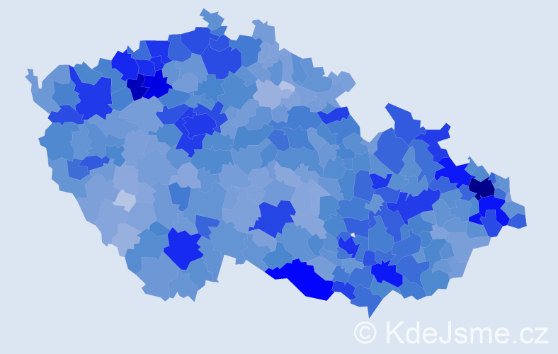 Jméno: 'Kamila', počet výskytů 18941 v celé ČR