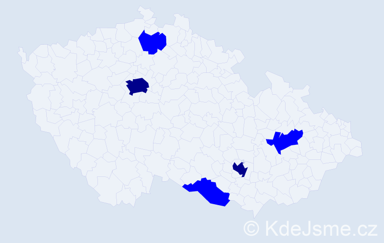 Jméno: 'Adis', počet výskytů 7 v celé ČR