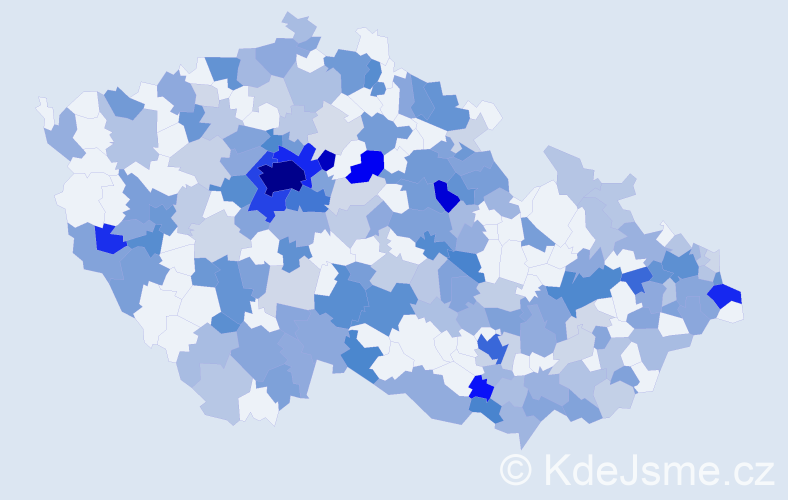 Jméno: 'Rebeka', počet výskytů 489 v celé ČR