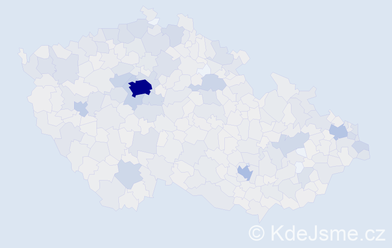 Jméno: 'Karolina', počet výskytů 3036 v celé ČR