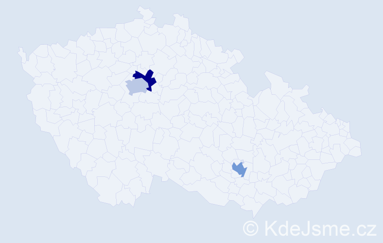 Jméno: 'Lotfi', počet výskytů 3 v celé ČR