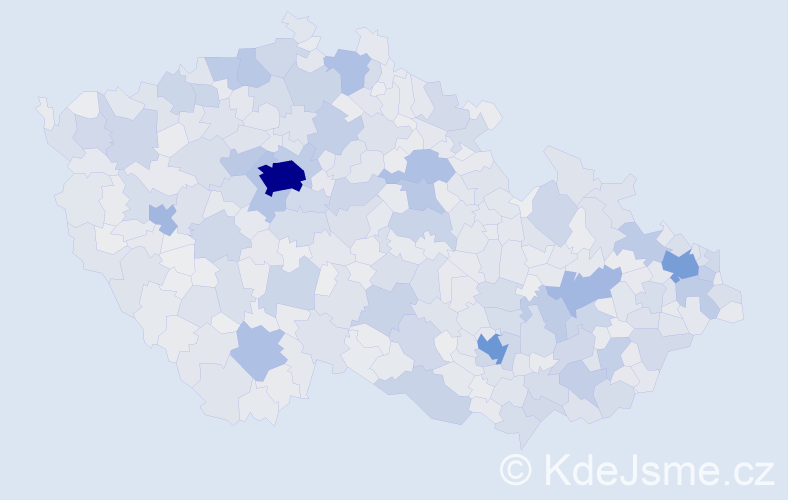 Jméno: 'Veronika', počet výskytů 86094 v celé ČR