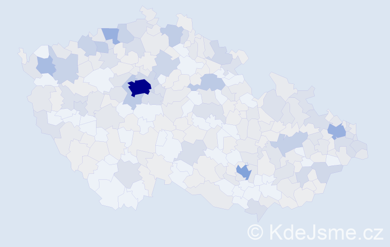 Jméno: 'Marianna', počet výskytů 678 v celé ČR