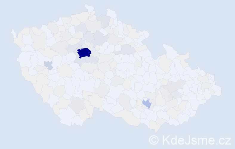 Jméno: 'Taras', počet výskytů 502 v celé ČR
