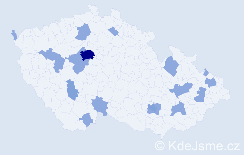Jméno: 'Theo', počet výskytů 32 v celé ČR