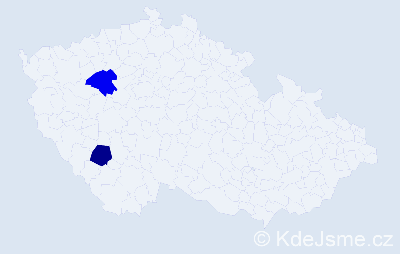 Jméno: 'Helena Krystyna', počet výskytů 2 v celé ČR