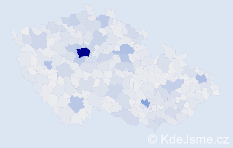 Jméno: 'Blanka', počet výskytů 31516 v celé ČR