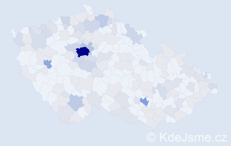 Jméno: 'Hanna', počet výskytů 263 v celé ČR