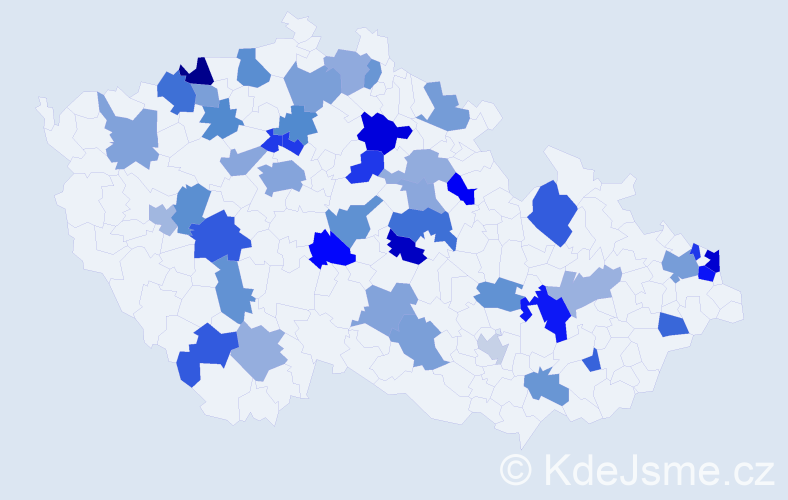 Jméno: 'Lubica', počet výskytů 66 v celé ČR
