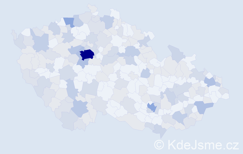Jméno: 'Rosalie', počet výskytů 344 v celé ČR