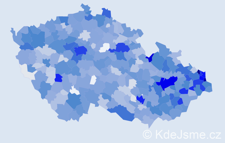 Jméno: 'Evžen', počet výskytů 3112 v celé ČR
