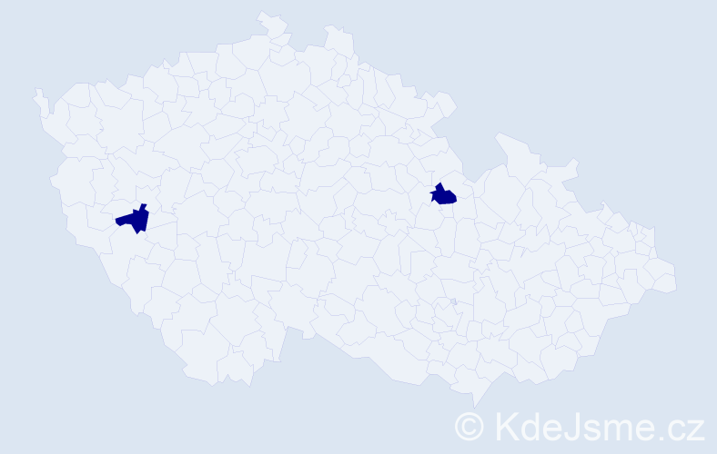 Jméno: 'Radim Karel', počet výskytů 2 v celé ČR