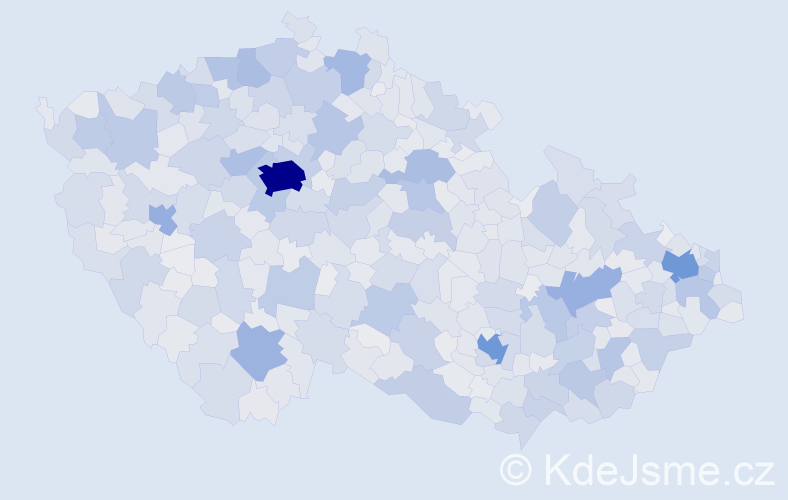 Jméno: 'Miroslav', počet výskytů 159812 v celé ČR