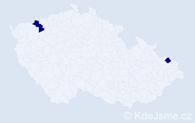 Jméno: 'Paul Victor', počet výskytů 2 v celé ČR