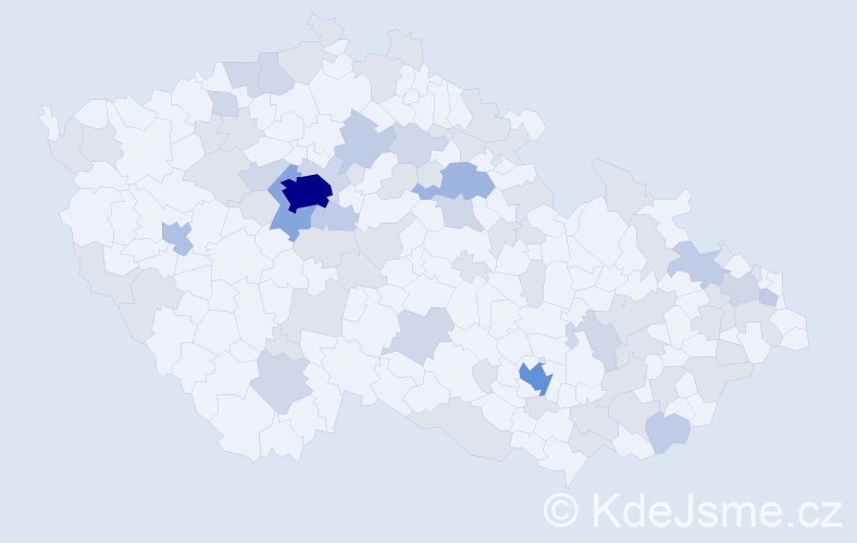 Jméno: 'Sofie Anna', počet výskytů 144 v celé ČR