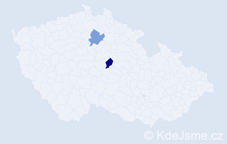 Jméno: 'Huong Sen', počet výskytů 2 v celé ČR