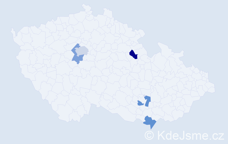 Jméno: 'Patrick Joseph', počet výskytů 6 v celé ČR