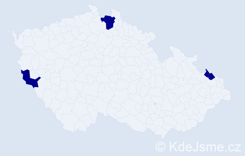 Jméno: 'Edeltrude', počet výskytů 4 v celé ČR