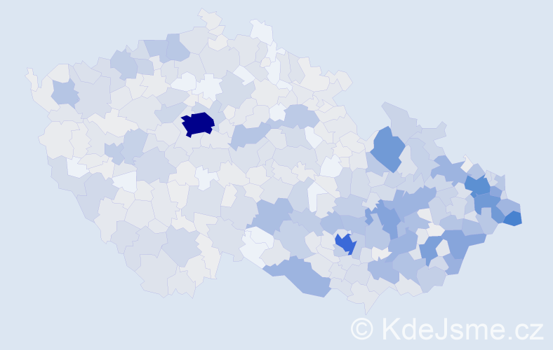 Jméno: 'Aloisie', počet výskytů 1829 v celé ČR
