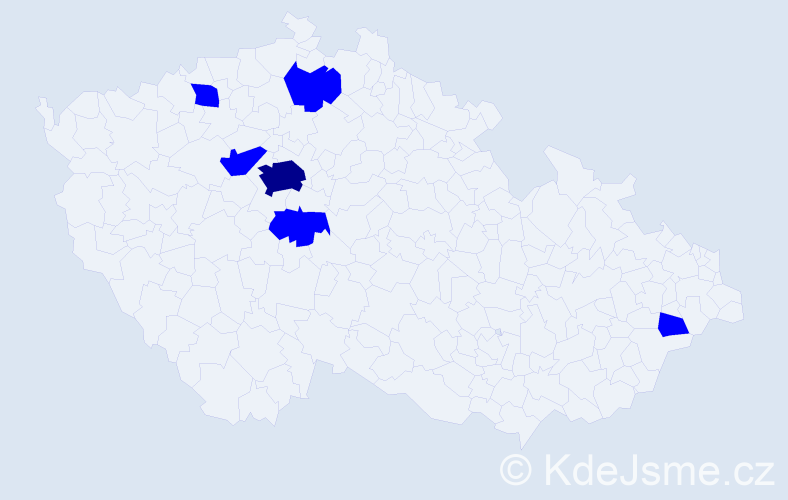 Jméno: 'Rumen', počet výskytů 7 v celé ČR