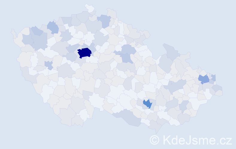 Jméno: 'Katarina', počet výskytů 467 v celé ČR