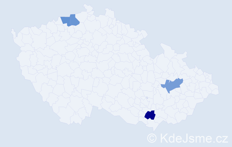 Jméno: 'Alexandr Nikolajevič', počet výskytů 4 v celé ČR