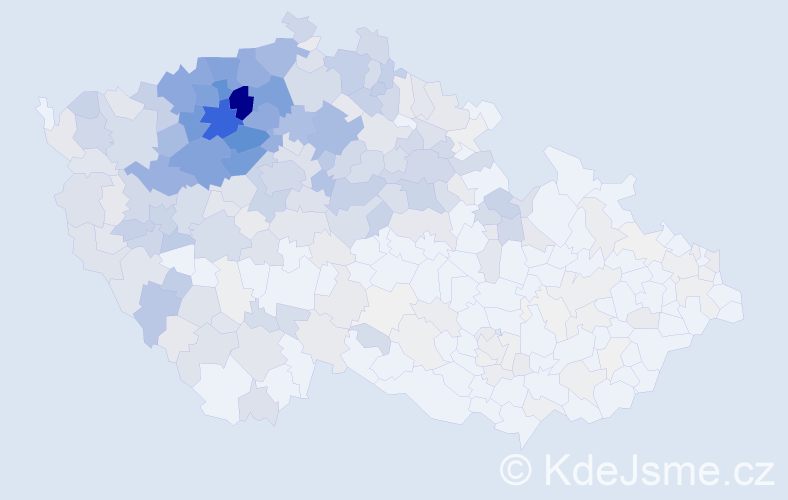 Jméno: 'Venuše', počet výskytů 1253 v celé ČR