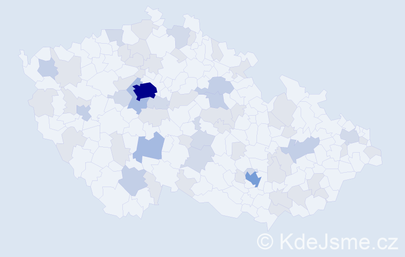 Jméno: 'Anika', počet výskytů 126 v celé ČR