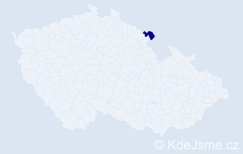 Jméno: 'Radovan Adham', počet výskytů 1 v celé ČR