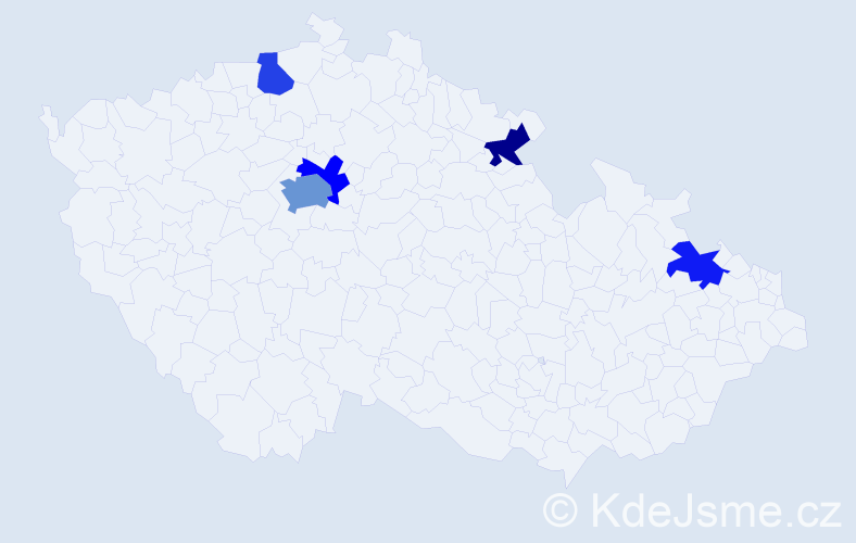 Jméno: 'Reneé', počet výskytů 8 v celé ČR