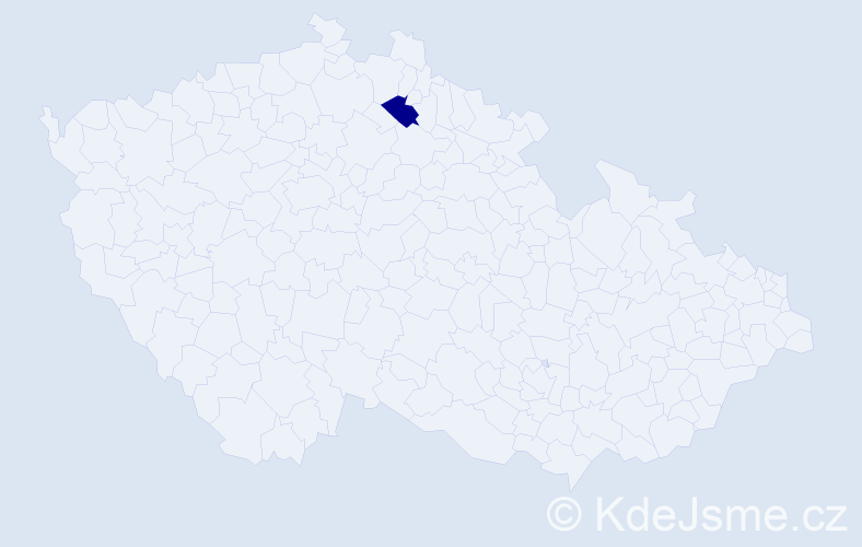 Jméno: 'Nathan Mungo', počet výskytů 1 v celé ČR
